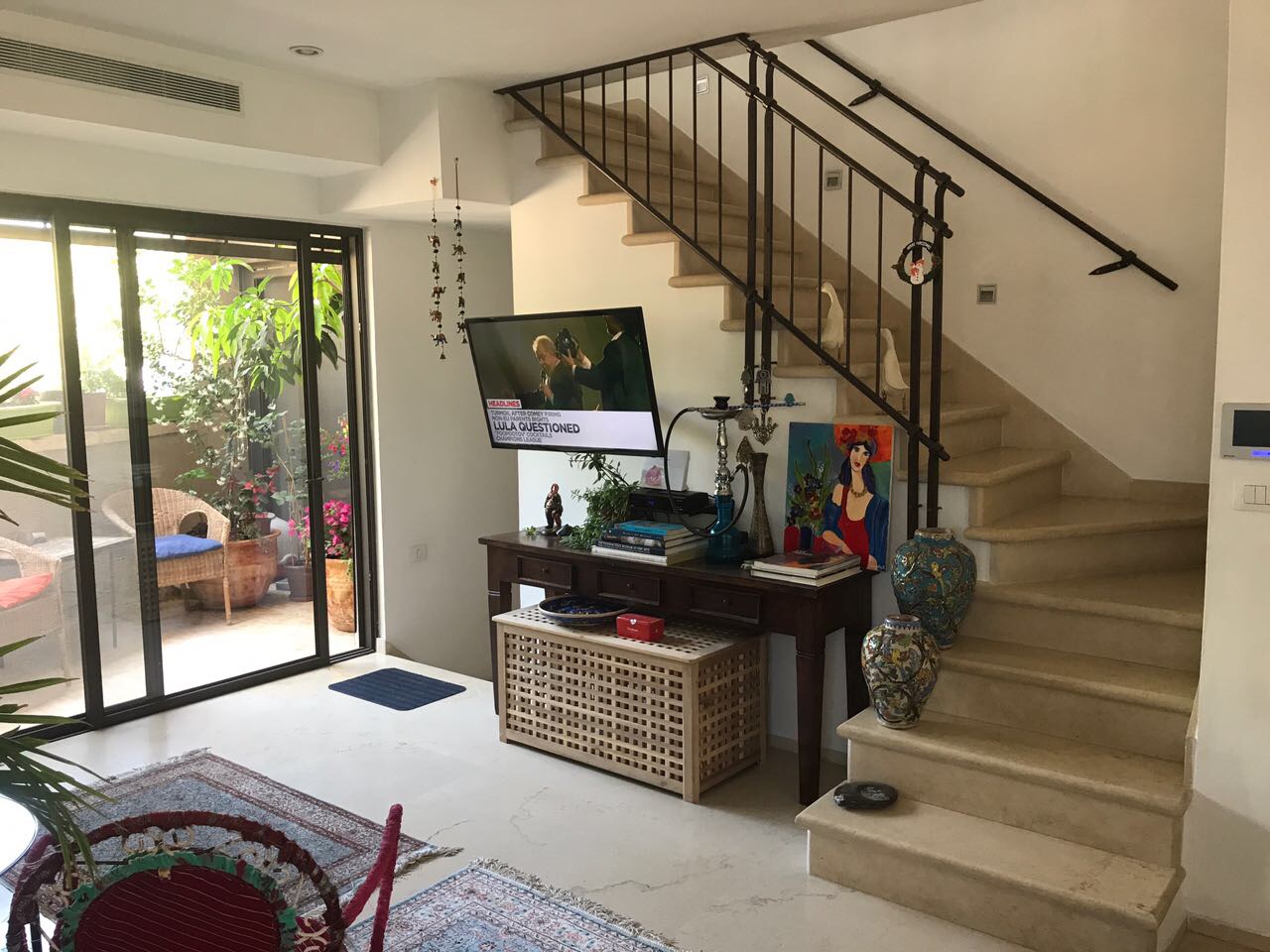 Tranquil & Green 3 Bedroom Apartment for Rent in Tel Aviv’s Lovely Neve Tzedek Quarter