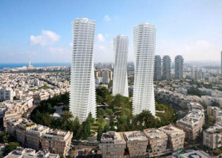 Kikar HaMedina Tower Complex in Tel Aviv